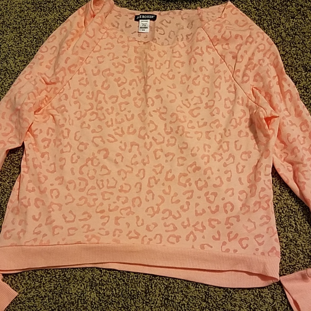 Joe Boxer Crop Top Sweatshirt